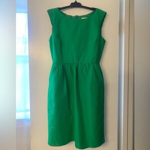 Green J crew Dress